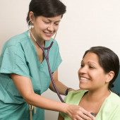 Doctor examining a patient2
